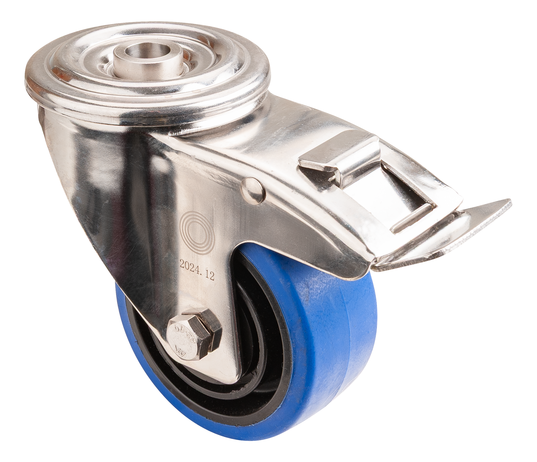 Stainless steel transport castor