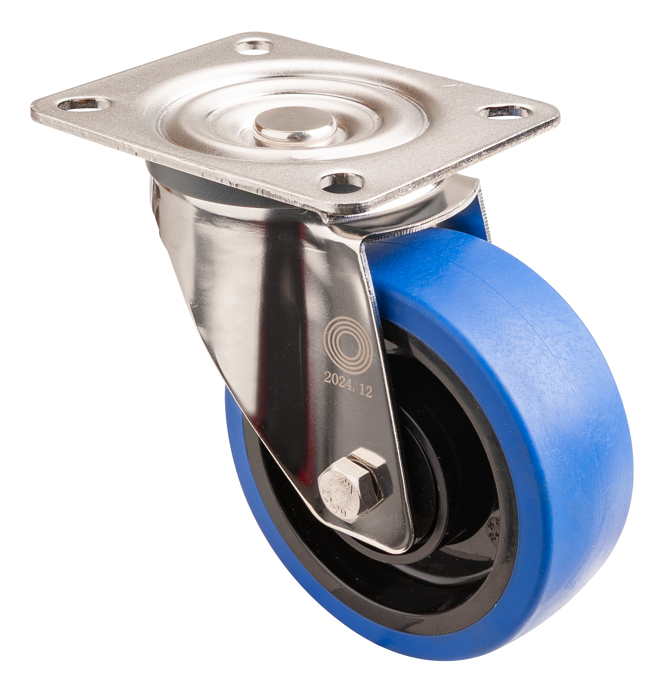 Stainless steel transport castor