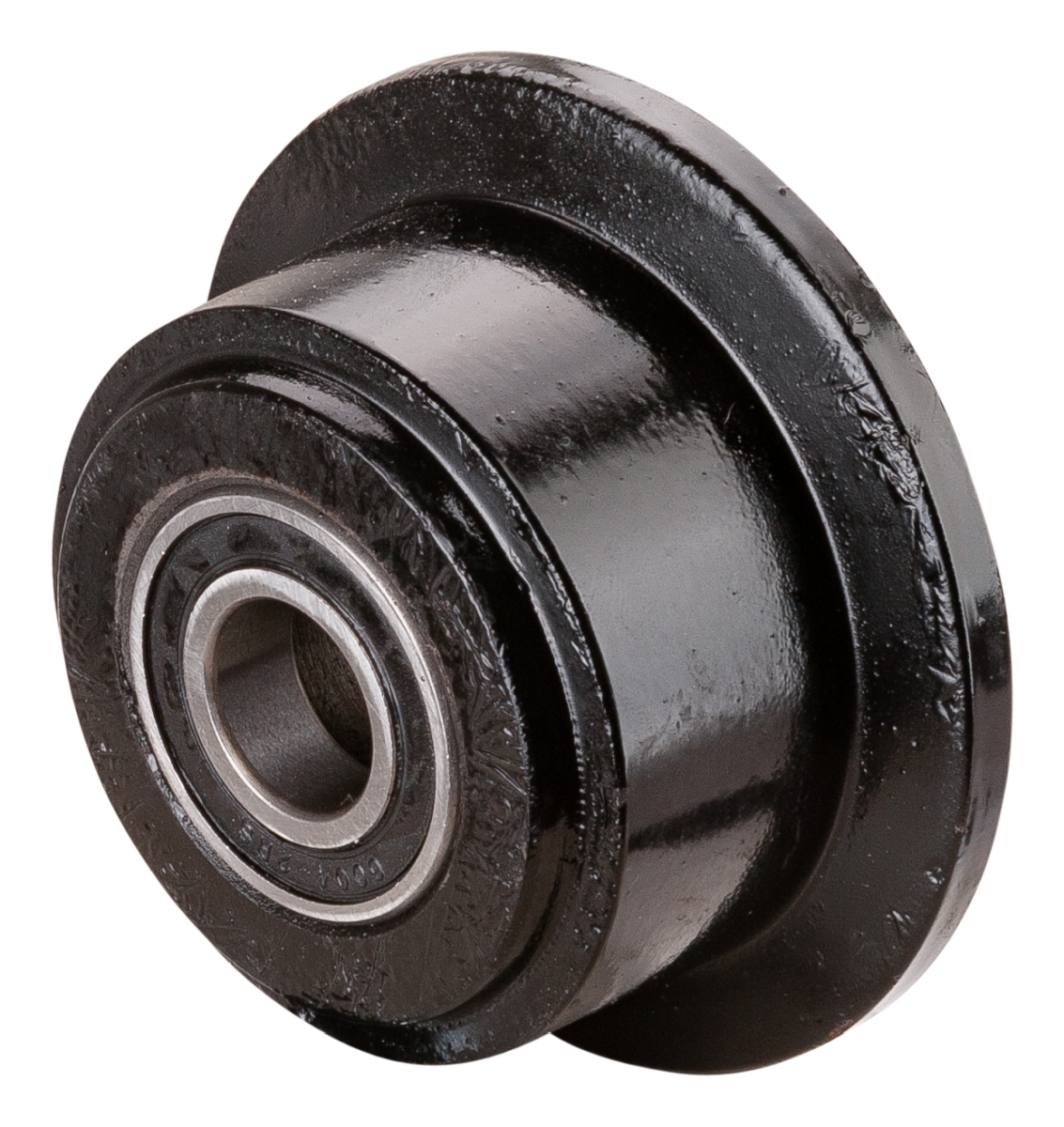 Flanged cast iron wheel