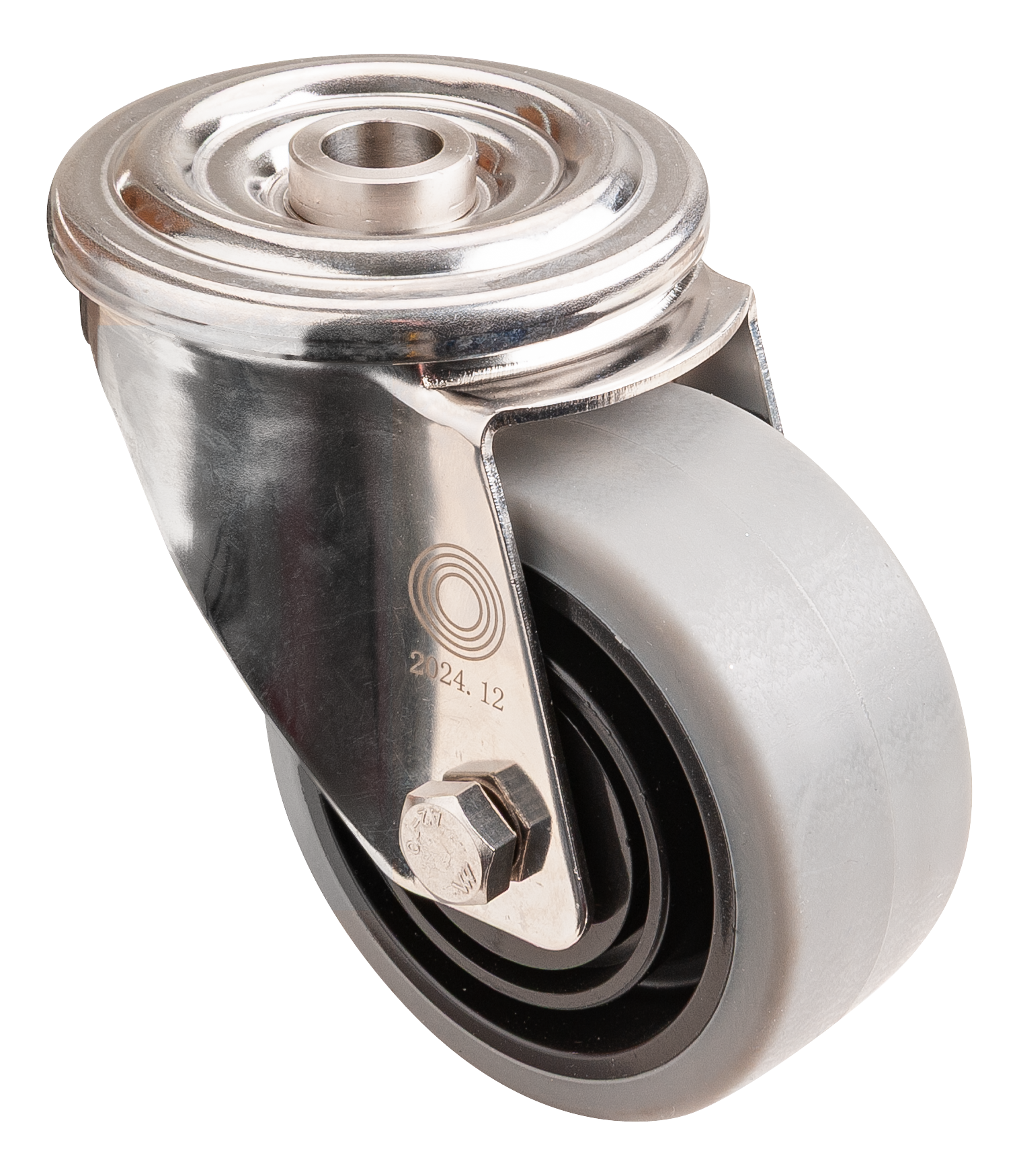 Stainless steel transport castor