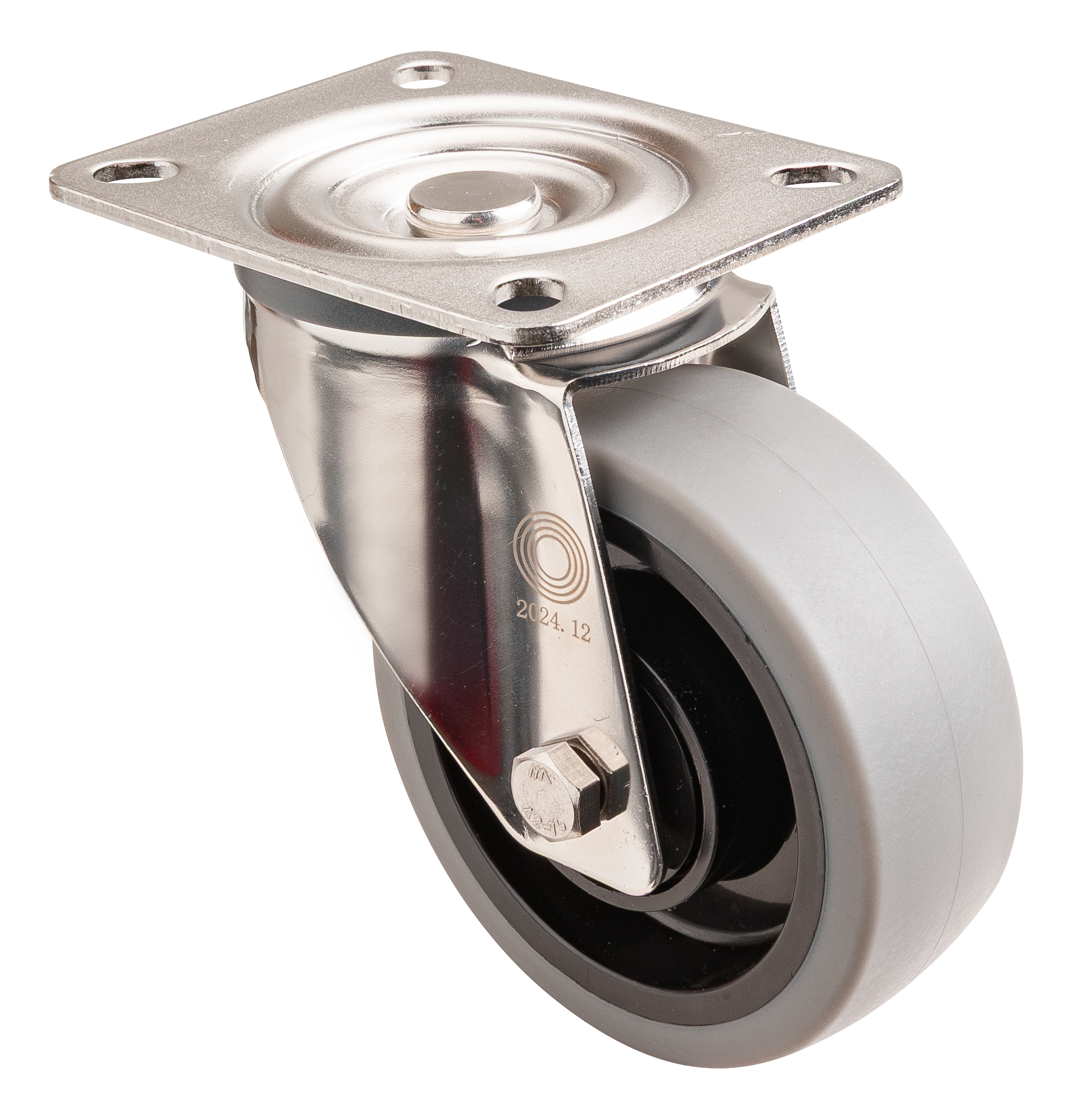 Stainless steel transport castor