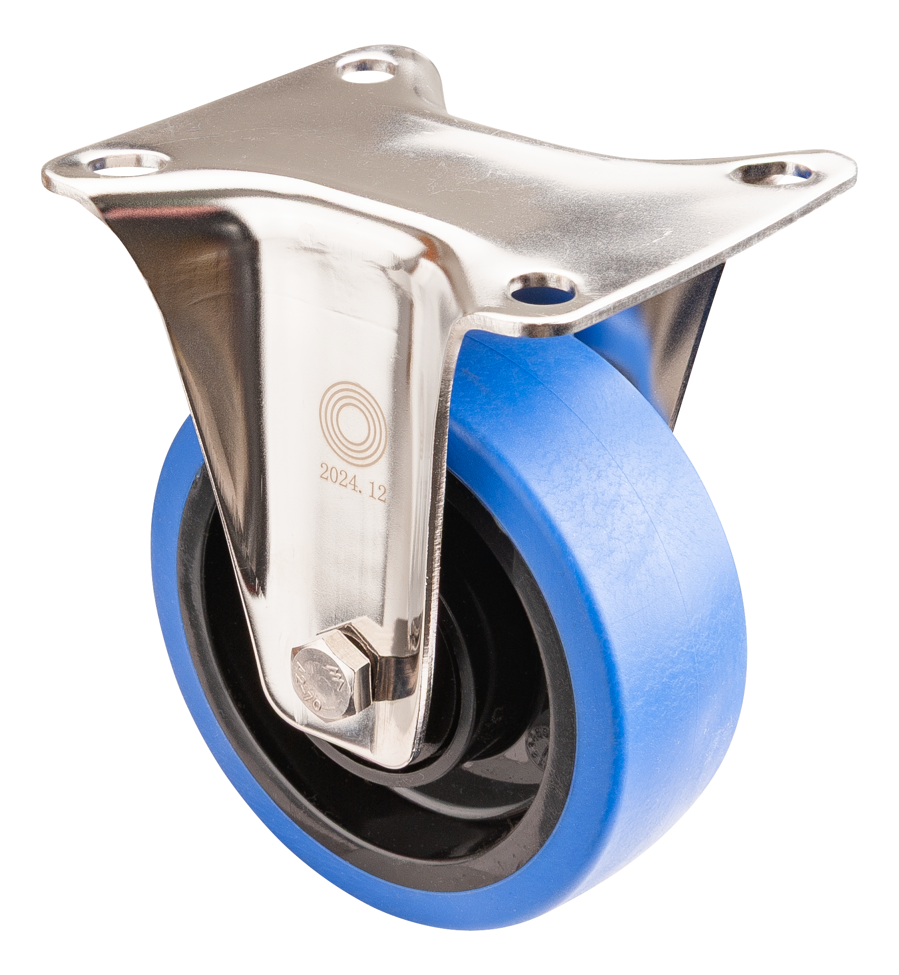 Stainless steel transport castor