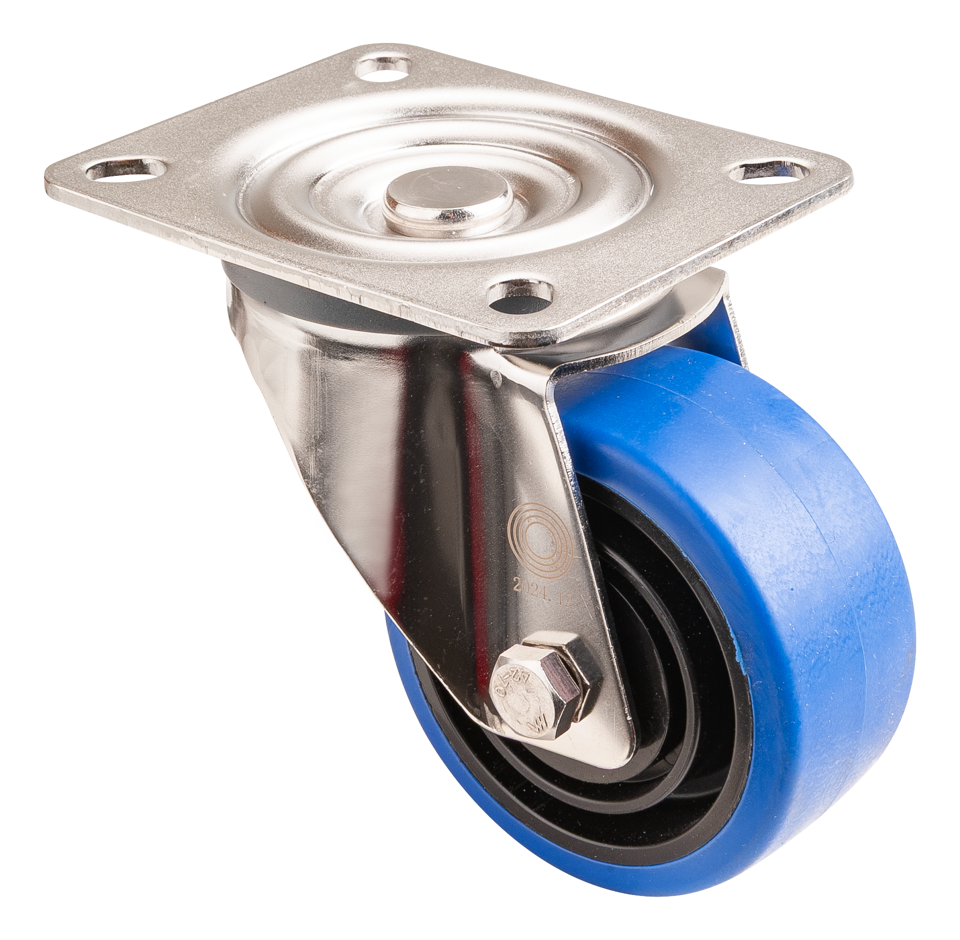Stainless steel transport castor