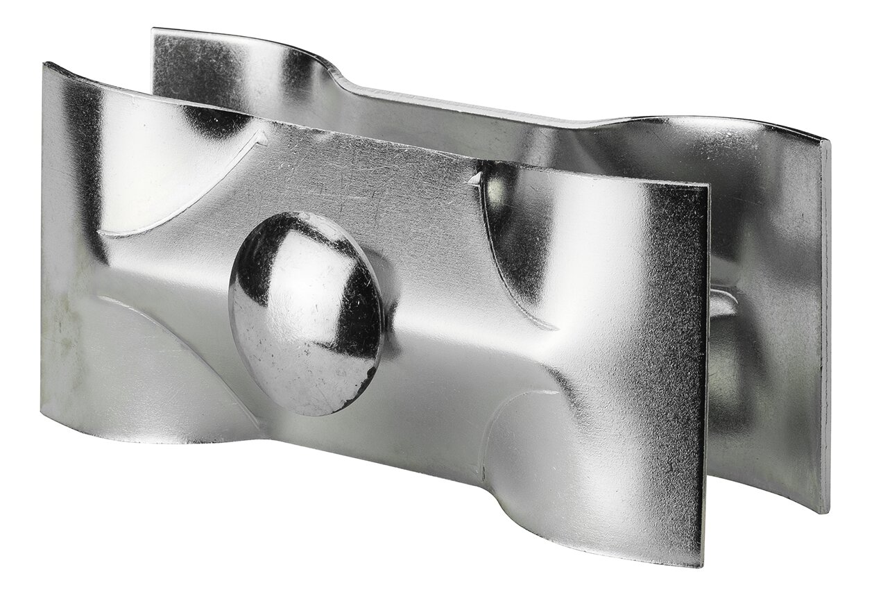 Construction fence clamp