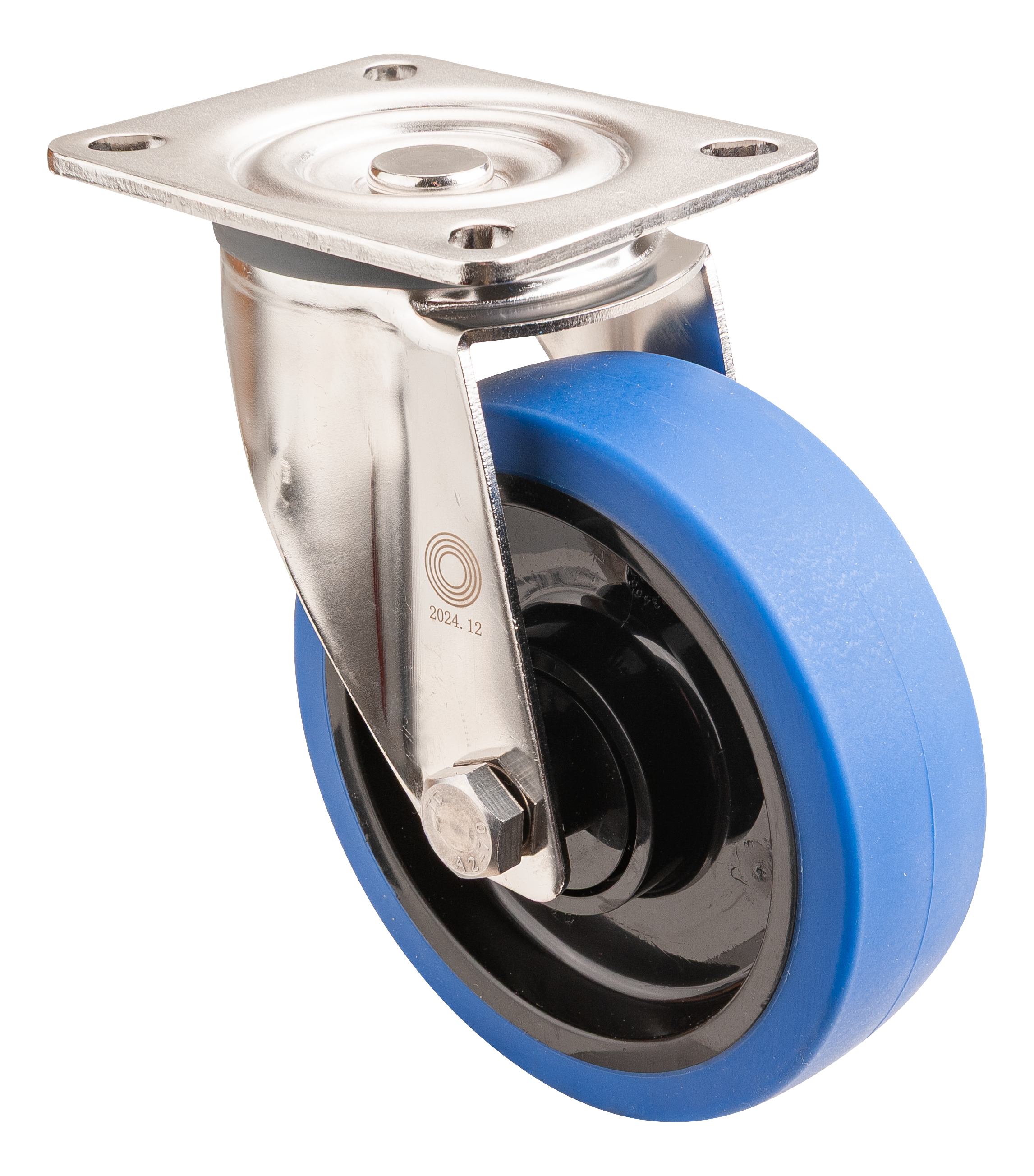 Stainless steel transport castor