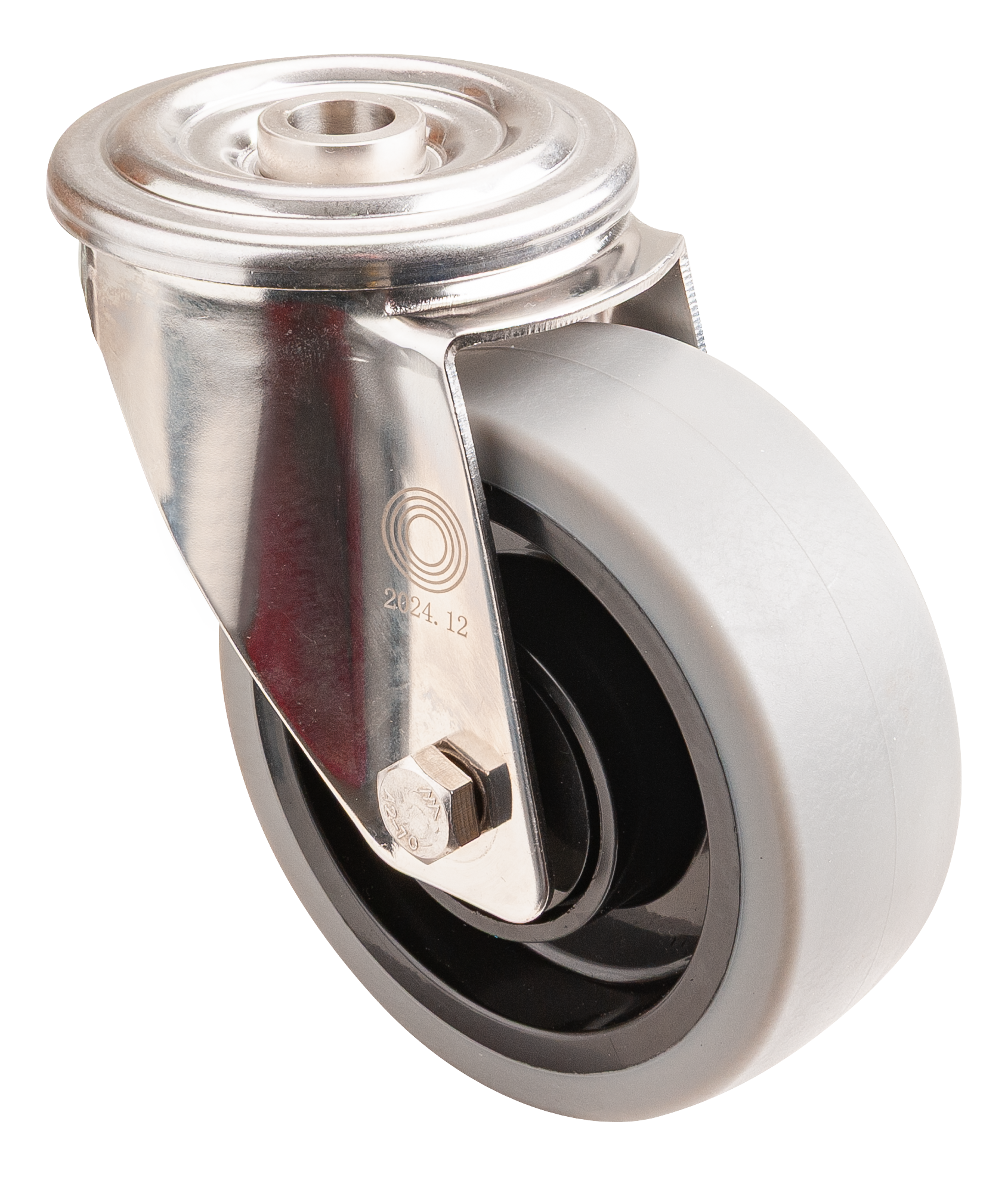 Stainless steel transport castor